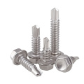 ST4.2*35MM SS316 Stainless Steel Hexagon flange drilling screw